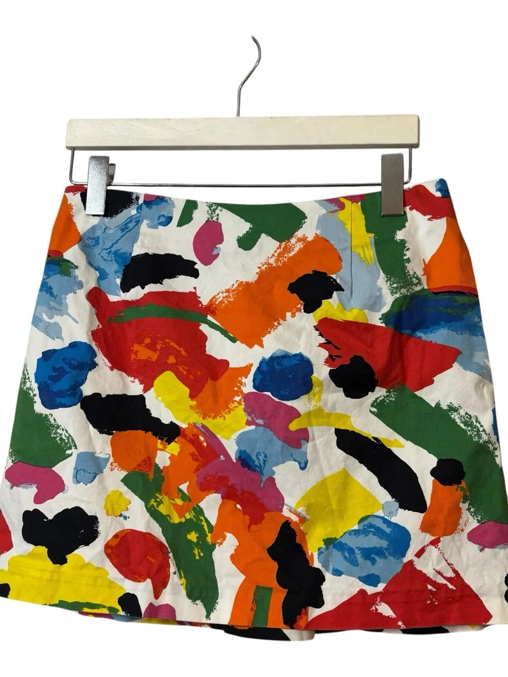 Kate Spade Saturday Abstract Print Cotton Mini Skirt Size 10